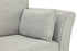 Eliana Sofa Grey 3 Seater Right Side View